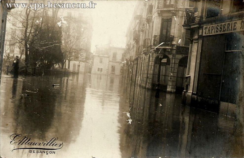Besançon - Square St-Amour - Inondations de Janvier 1910